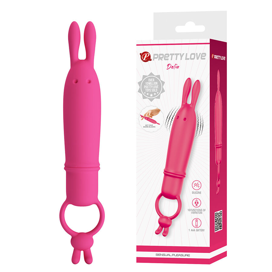 PRETTY LOVE - DELIA VIBRADOR RABBIT CON ANILLO DE SUJECIÓN 14 img 220374 9434327b782d501db9f460cee7d968fb 1