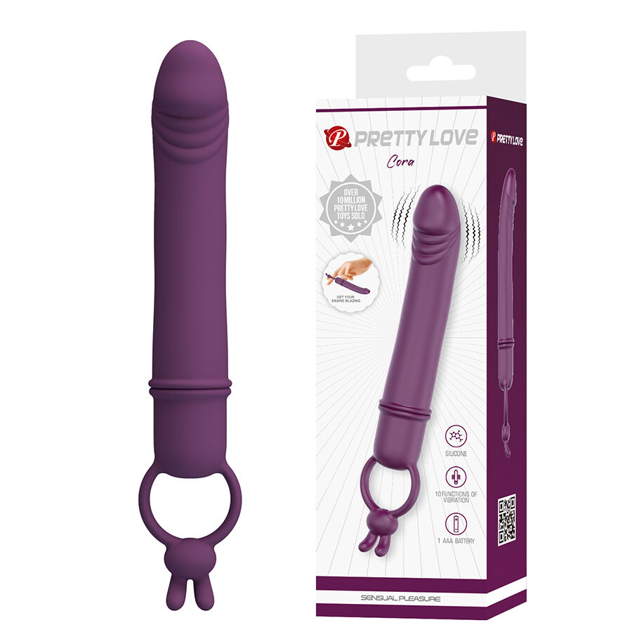 PRETTY LOVE - CORA VIBRADOR FORMA PENE CON ANILLO DE SUJECIÓN 15 img 220385 4a1673dfcb17bf180f3543a0b6665eb1 1