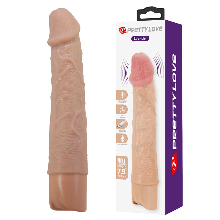 PRETTY LOVE - LEANDER VIBRADOR REALÍSTICO FLEXIBLE 11 img 220414 4f0b7d2cf96e6600a9756c5e8711f357 1
