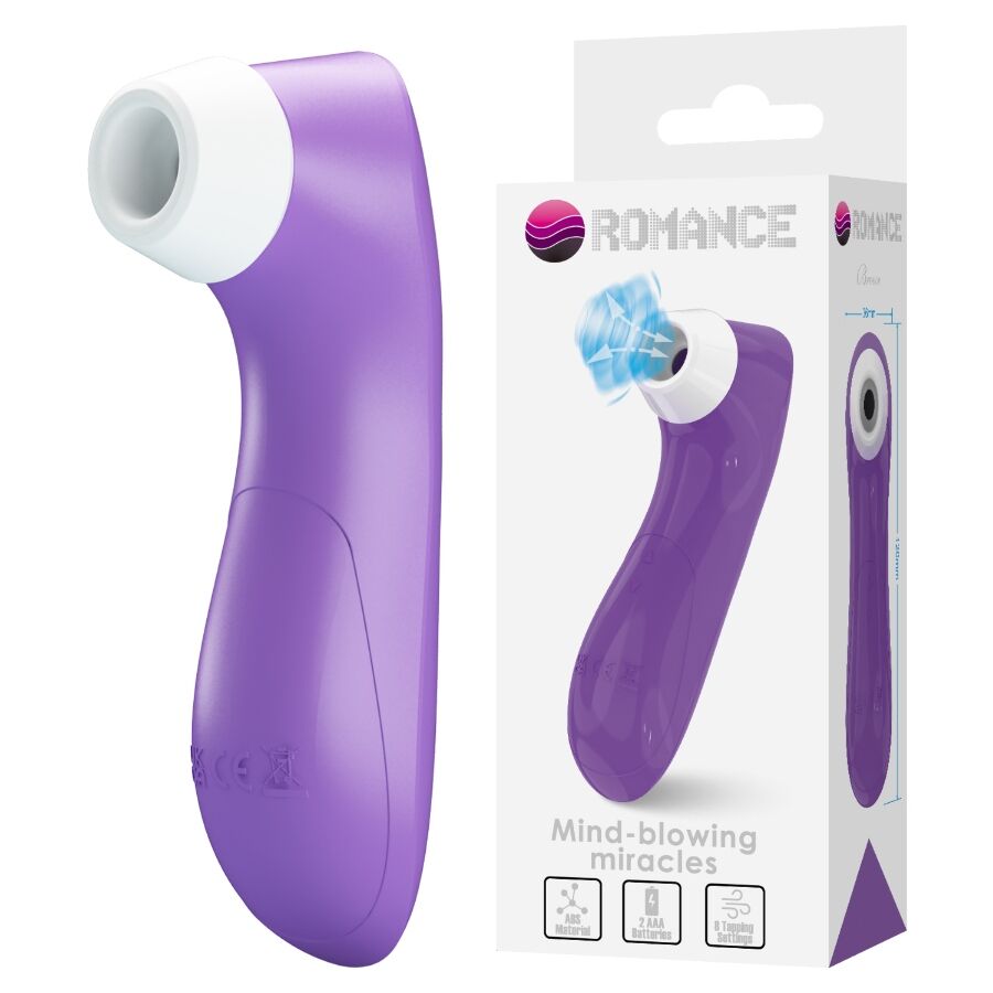 ROMANCE - SUCCIONADOR DE CLÍTORIS CON TECNOLOGÍA DE PULSACIÓN MORADO 7 img 220573 7f9bd175b0fb924f682a3a06119db3d0 1