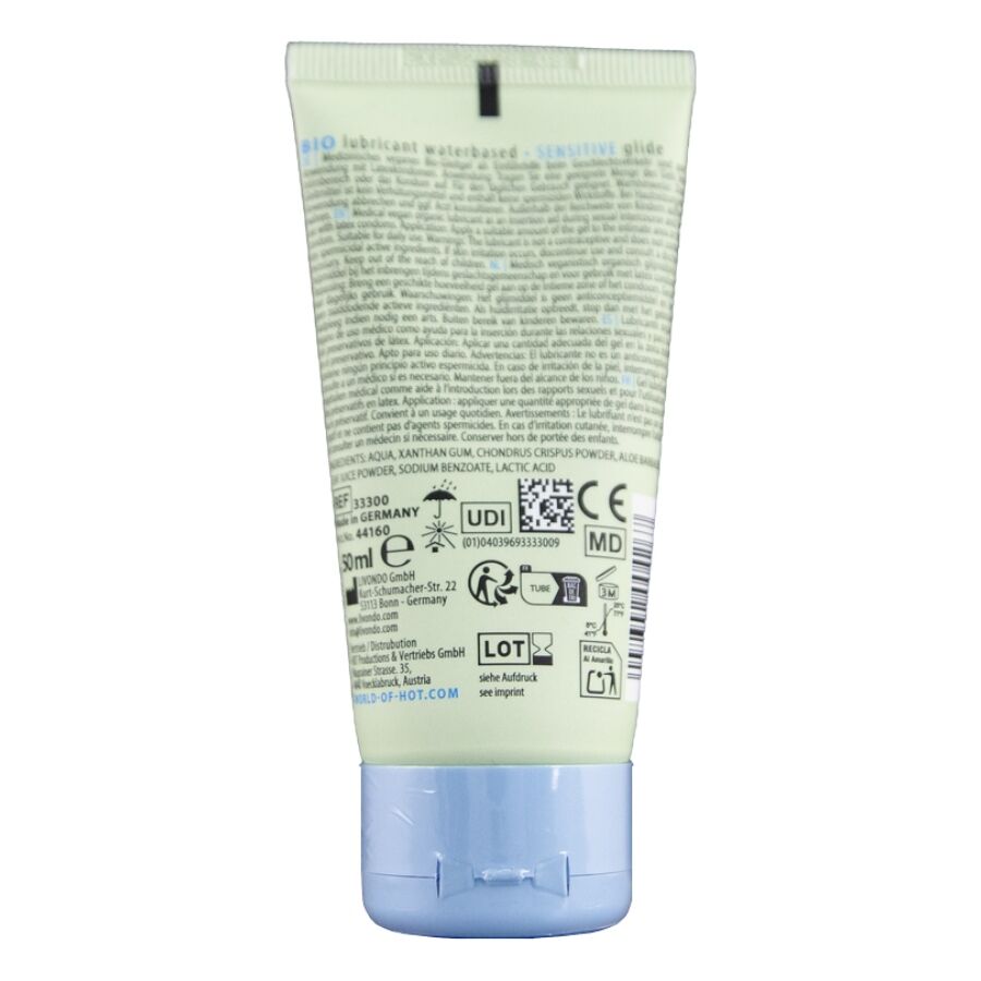 HOT - BIO LUBRICANT LUBRICANTE BIO BASE AGUA SENSIBLE 50 ML 2 HOT - BIO LUBRICANT LUBRICANTE BIO BASE AGUA SENSIBLE 50 ML - Imagen 2
