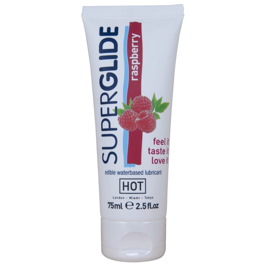 HOT - SUPERGLIDE LUBRICANTE COMESTIBLE BASE AGUA FRAMBUESA 75 ML 10 img 220760 0009eadfcb8bb54e7ef8f814c5e8b08d 1