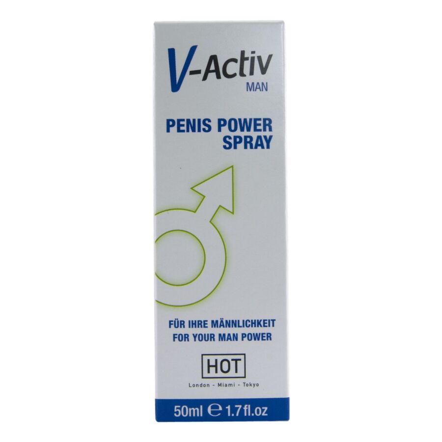 HOT - V-ACTIV PENIS POWER SPRAY PARA HOMBRE 50 ML 4 HOT - V-ACTIV PENIS POWER SPRAY PARA HOMBRE 50 ML - Imagen 4