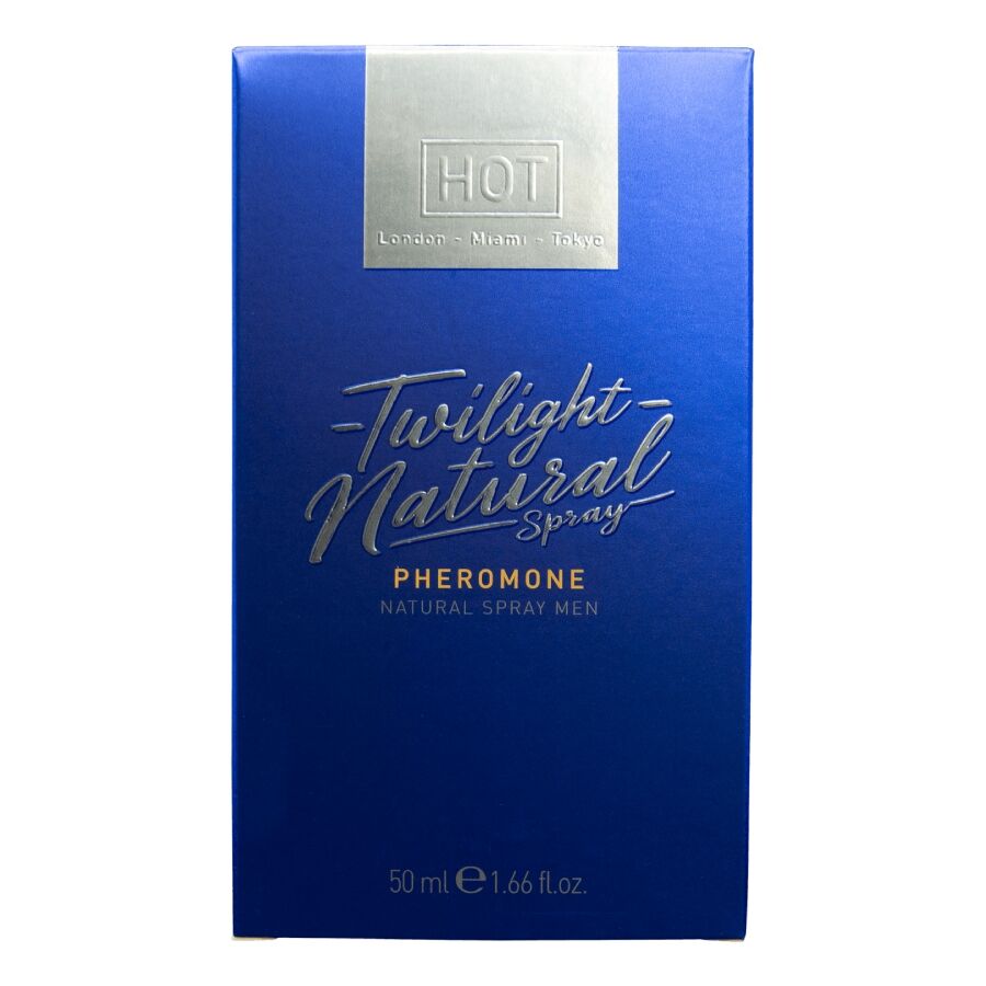 HOT - TWILIGHT SPRAY NATURAL CON FEROMONAS HOMBRE 50 ML 3 HOT - TWILIGHT SPRAY NATURAL CON FEROMONAS HOMBRE 50 ML - Imagen 3