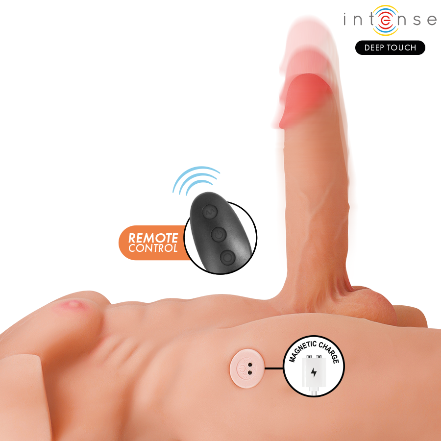 INTENSE DEEP TOUCH - MARTY TORSO CON ANO Y DILDO REALÍSTICO CON EMPUJE Y VIBRACIÓN CONTROL REMOTO 6.2 KG 4 INTENSE DEEP TOUCH - MARTY TORSO CON ANO Y DILDO REALÍSTICO CON EMPUJE Y VIBRACIÓN CONTROL REMOTO 6.2 KG - Imagen 4