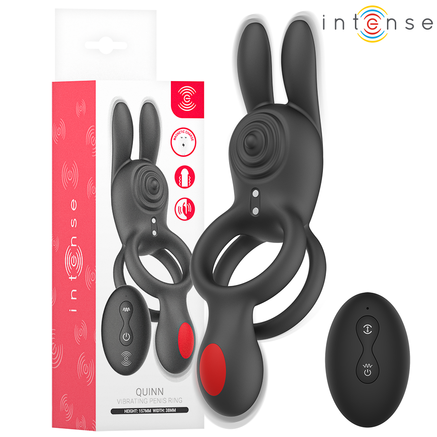INTENSE - QUINN ANILLO DOBLE CON VIBRACIÓN CONTROL REMOTO 8 INTENSE - QUINN ANILLO DOBLE CON VIBRACIÓN CONTROL REMOTO · INTENSE · Anillos con Vibración