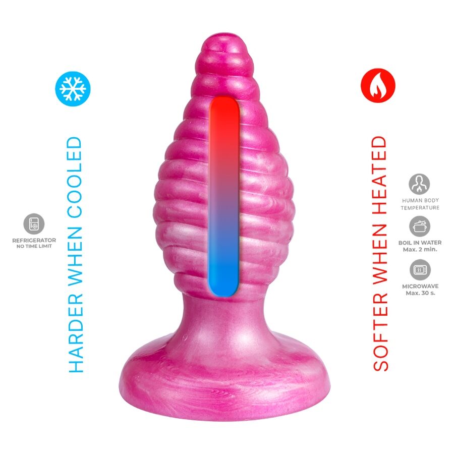 SILEXD - CHERRY PLUG ANAL FANTASY SILICONA LIQUIDA TERMOREACTIVO ROSA 9.2 CM 5 SILEXD - CHERRY PLUG ANAL FANTASY SILICONA LIQUIDA TERMOREACTIVO ROSA 9.2 CM - Imagen 5