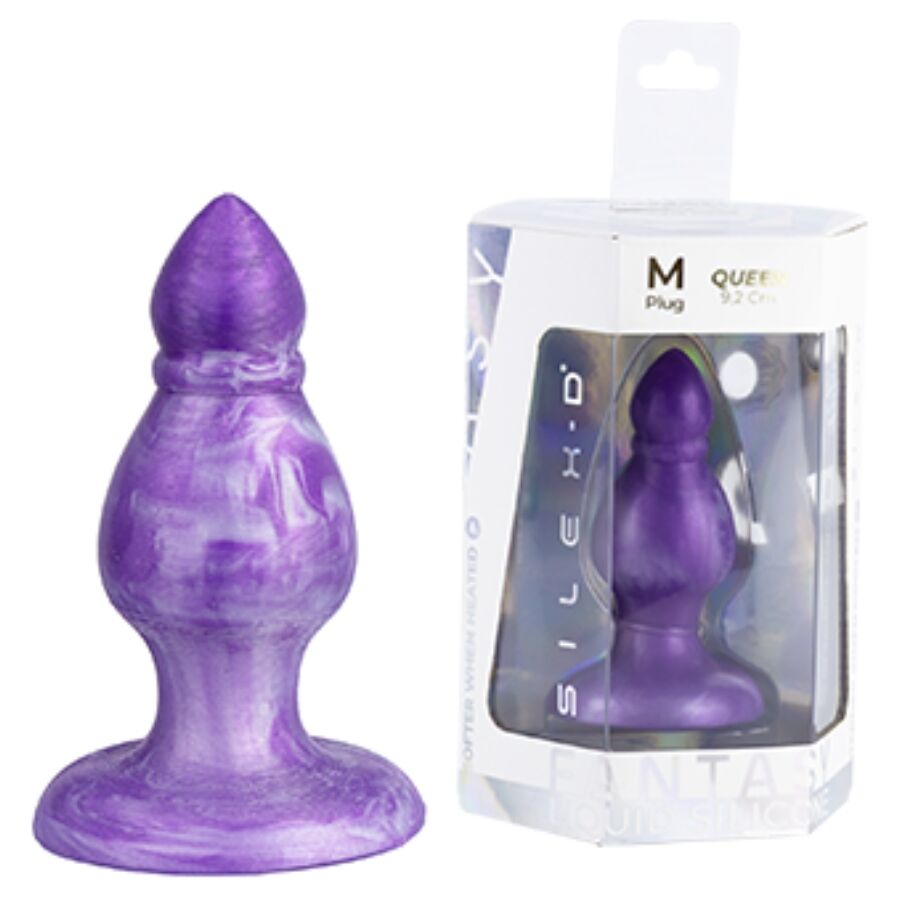 SILEXD - QUEEN PLUG ANAL FANTASY SILICONA LIQUIDA TERMOREACTIVO LILA 9.2 CM 10 img 221887 66b8db492d1d46eaeefc3f20328e53a4 1