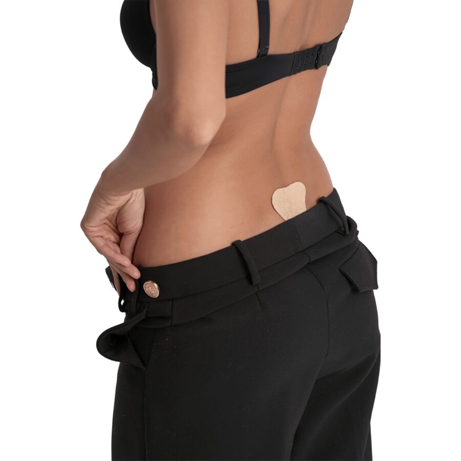 BYE-BRA - TANGA ADHESIVO ENCAJE BEIGE TALLA ÚNICA 2 BYE-BRA - TANGA ADHESIVO ENCAJE BEIGE TALLA ÚNICA - Imagen 2