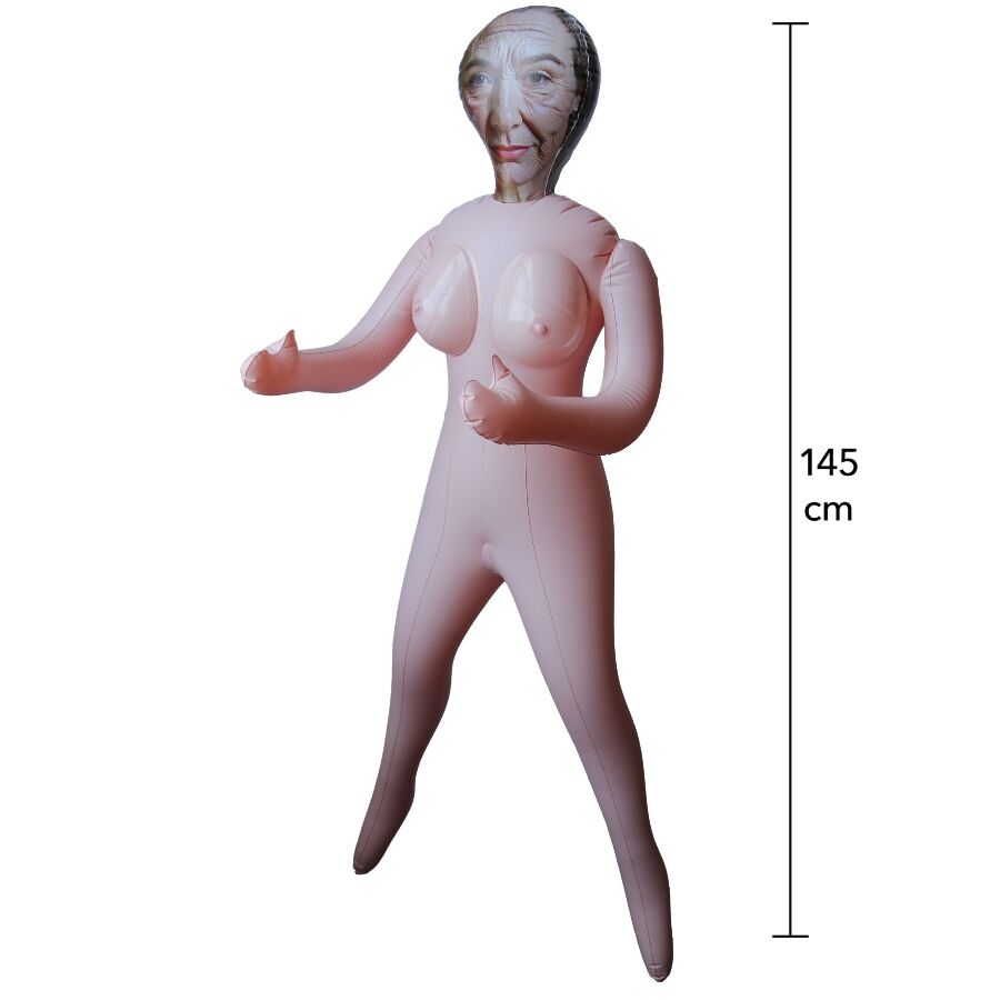 HIDDEN DESIRE - HORNY GRANNY MUÑECA INFLABLE 145 CM 2 HIDDEN DESIRE - HORNY GRANNY MUÑECA INFLABLE 145 CM - Imagen 2