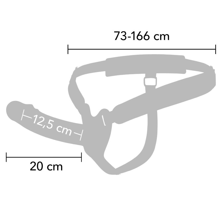 HIDDEN DESIRE - INFERNO STRAP-ON FUNDA PARA PENE 20 CM 2 HIDDEN DESIRE - INFERNO STRAP-ON FUNDA PARA PENE 20 CM - Imagen 2