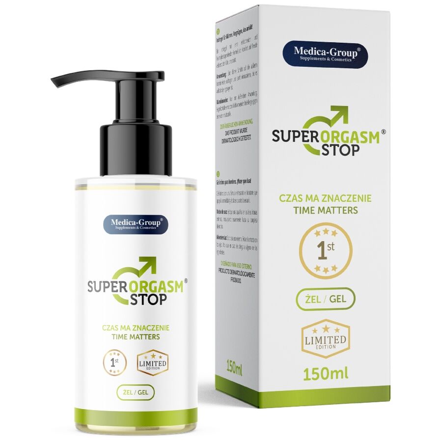 MEDICA GROUP - SÚPER ORGASM STOP GEL ÍNTIMO PARA HOMBRE 150 ML 11 img 223137 98dc012dfc1b9dd15e532d1e7e5c4f3f 1