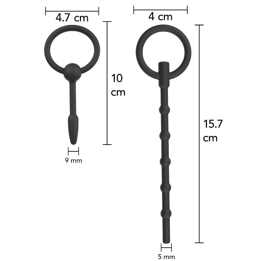 HIDDEN DESIRE - EXTREME ADVANCED SET DE PLUG URETRALES 2 UDS 4 HIDDEN DESIRE - EXTREME ADVANCED SET DE PLUG URETRALES 2 UDS - Imagen 4