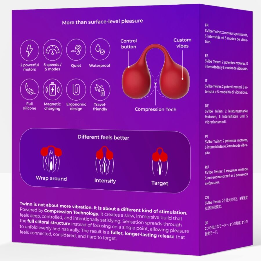 SNAIL VIBE - TWINN VIBRADOR DE DEDO CEREZA 5 SNAIL VIBE - TWINN VIBRADOR DE DEDO CEREZA - Imagen 5