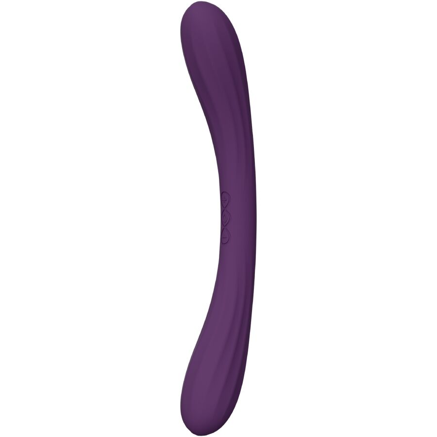 LELO - BOOMERANG VIBRADOR DE DOBLE EXTREMO MORADO 2 LELO - BOOMERANG VIBRADOR DE DOBLE EXTREMO MORADO - Imagen 2