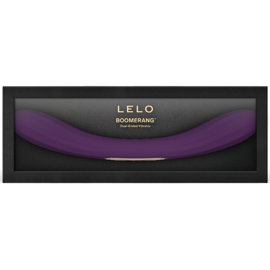 LELO - BOOMERANG VIBRADOR DE DOBLE EXTREMO MORADO 4 LELO - BOOMERANG VIBRADOR DE DOBLE EXTREMO MORADO - Imagen 4