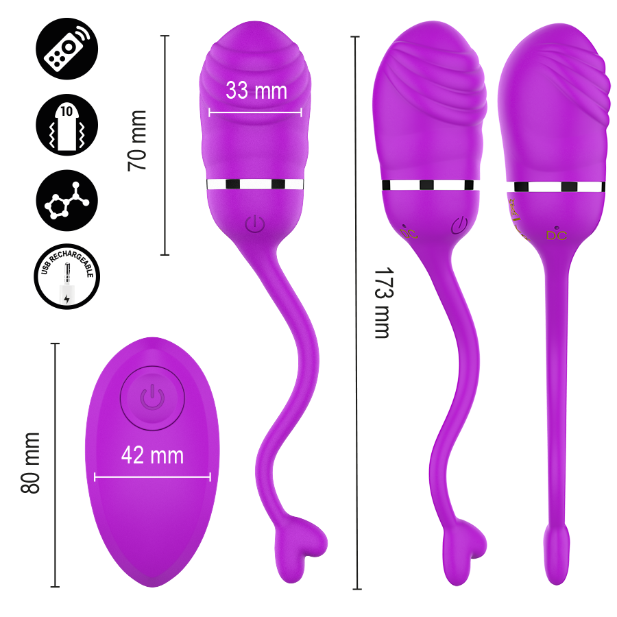 INTENSE - SOOKIE HUEVO VIBRADOR CON CONTROL REMOTO MORADO 4 INTENSE - SOOKIE HUEVO VIBRADOR CON CONTROL REMOTO MORADO · INTENSE · Vibradores control remoto