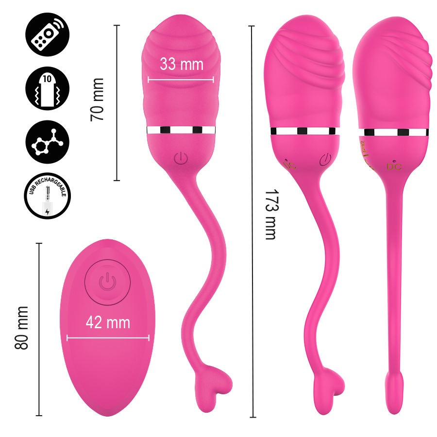 INTENSE - SOOKIE HUEVO VIBRADOR CON CONTROL REMOTO ROSA 5 INTENSE - SOOKIE HUEVO VIBRADOR CON CONTROL REMOTO ROSA · INTENSE · Vibradores control remoto