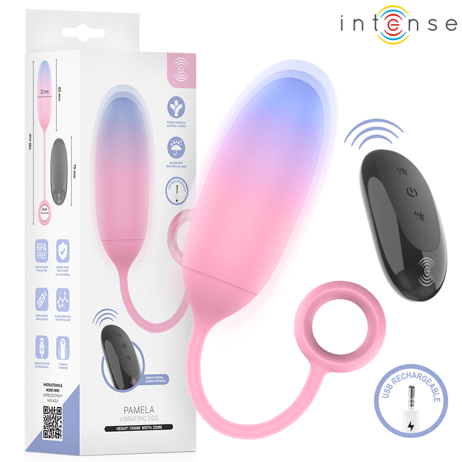 INTENSE - PAMELA VIBRADOR DE PUNTO G GRADIENTE · INTENSE · Vibradores control remoto