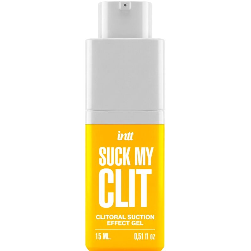 INTT - SUCK MY CLIT GEL EFECTO SUCCIÓN TROPICAL MANGO 15 ML 10 INTT - SUCK MY CLIT GEL EFECTO SUCCIÓN TROPICAL MANGO 15 ML · INTT · Vibrador Líquido