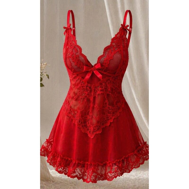 LIVCO CORSETTI FASHION - NUIT SET CAMISETA + PANTY ROJO 2028 L/XL 3 LIVCO CORSETTI FASHION - NUIT SET CAMISETA + PANTY ROJO 2028 L/XL - Imagen 3