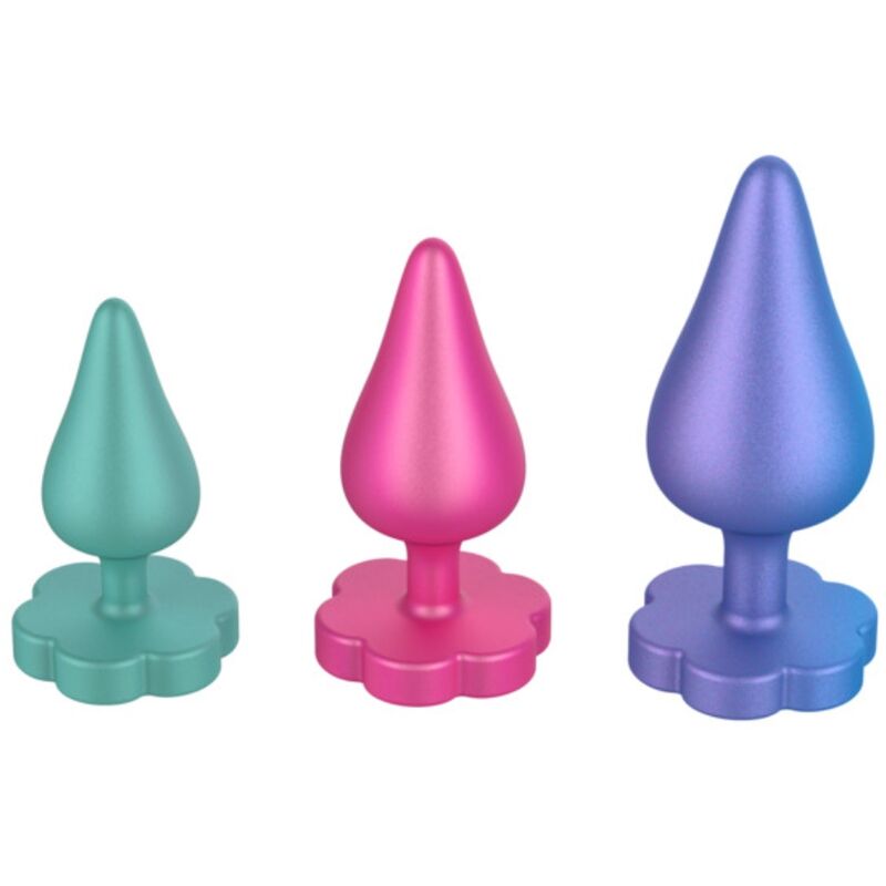 ROMP - LUSTER KIT DE ENTRENAMIENTO ANAL S/M/L CON BASE EN FORMA DE FLOR 7 img 225047 a4841be5729ad4c0d9f900e3339723de 1