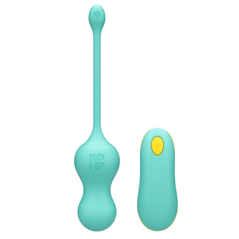 ROMP - CELLO HUEVO VIBRADOR MULTIFUNCIÓN TURQUESA CONTROL REMOTO 2 ROMP - CELLO HUEVO VIBRADOR MULTIFUNCIÓN TURQUESA CONTROL REMOTO - Imagen 2