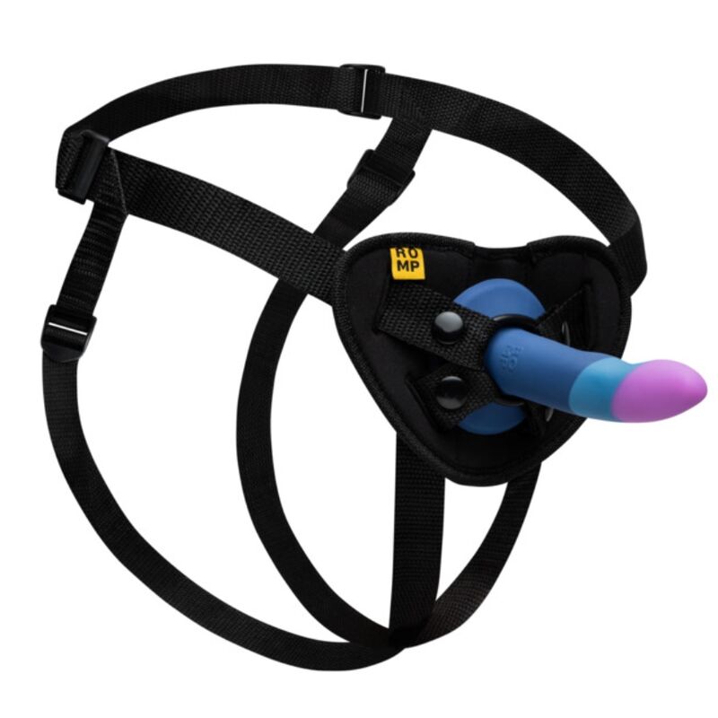 ROMP - PICCOLO ARNÉS + DILDO SILICONA CON VENTOSA TRICOLOR 14 CM 12 img 225243 25f0a128cea4e9676b7bb887c2b246ba 1