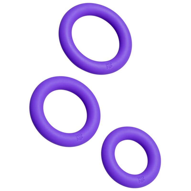 ROMP - REMIX TRIO SET DE 3 ANILLOS PARA PENE SILICONA MORADO 8 img 225395 b6e51a133fdf6c6b647adcf82aeba39c 1