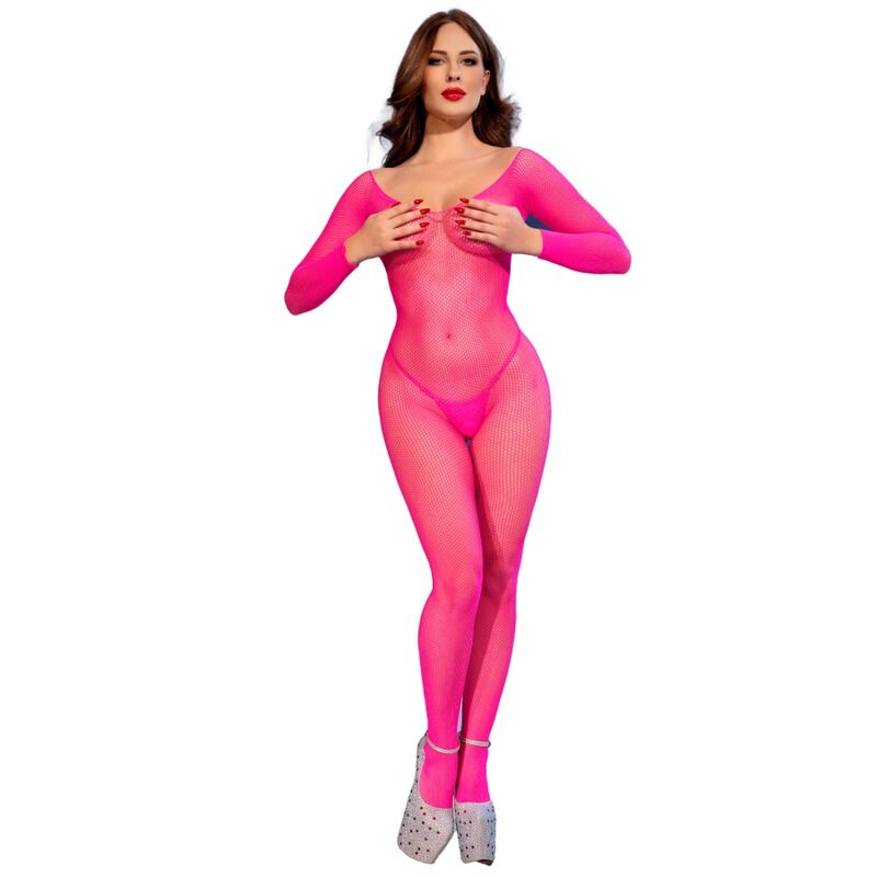 CHILIROSE - CR 4894 BODYSTOCKING MALLA ROSA NEON S/M 8 img 225698 f5f955dd3e663a67859b16b9c8119900 1