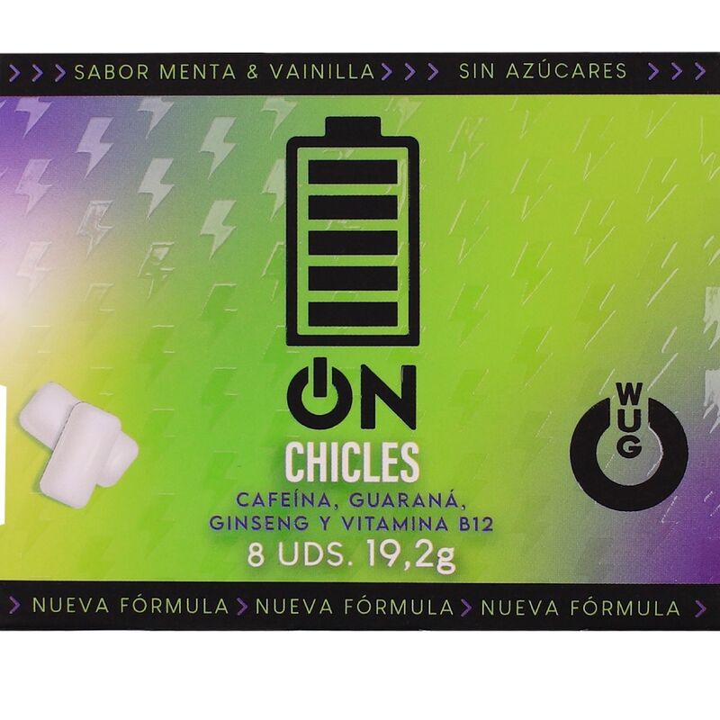 WUG on El chicle funcional con cafeína y guaraná sabor menta vainilla BLISTER 8 UDS 9 img 226489 884886200fe6bc7ead043c147914aa11 1