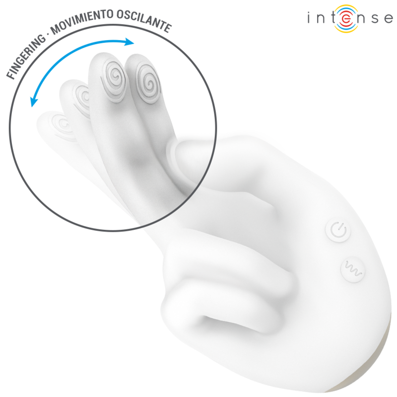 INTENSE - JIMMY ESTIMULADOR MULTIFUNCIÓN CON FORMA DE MANO, VIBRACIÓN Y CALOR 4 INTENSE - JIMMY ESTIMULADOR MULTIFUNCIÓN CON FORMA DE MANO, VIBRACIÓN Y CALOR - Imagen 4