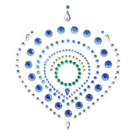 BIJOUX - INDISCRETS FLAMBOYANT AZUL VERDE · BIJOUX INDISCRETS · Pezoneras