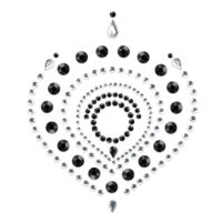BIJOUX - INDISCRETS FLAMBOYANT NEGRO PLATA · BIJOUX INDISCRETS · Pezoneras