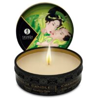 SHUNGA - MINI CARESS BY CANDELIGHT VELA MASAJE TÉ VERDE 30 ML · SHUNGA · VELAS DE MASAJE