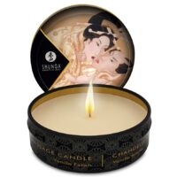 SHUNGA - MINI CARESS BY CANDELIGHT VELA MASAJE VAINILLA 30 ML · SHUNGA · VELAS DE MASAJE