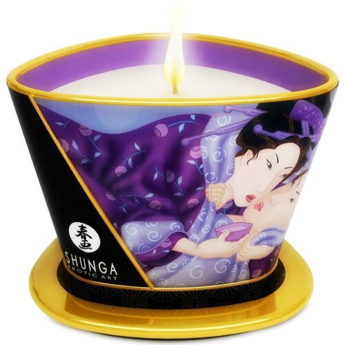 SHUNGA - MINI CARESS BY CANDELIGHT VELA MASAJE FRUTAS EXÓTICAS 170 ML · SHUNGA · VELAS DE MASAJE