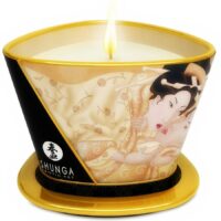 SHUNGA - MINI CARESS BY CANDELIGHT VELA MASAJE VAINILLA 170 ML · SHUNGA · VELAS DE MASAJE