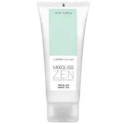 MIXGLISS - LUBRICANTE ZEN TÉ BLANCO 70ML · MIXGLISS · Con deliciosos Sabores