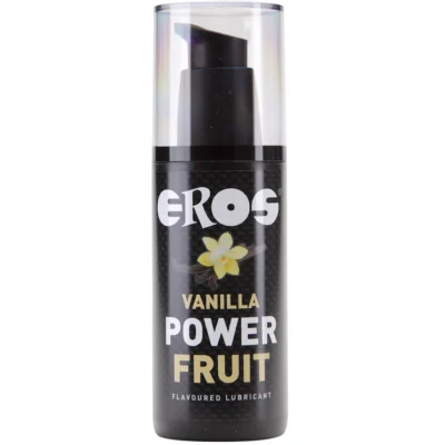 EROS POWER LINE - VAINILLA POWER FRUIT LUBRICANTE 125 ML · EROS · Con deliciosos Sabores