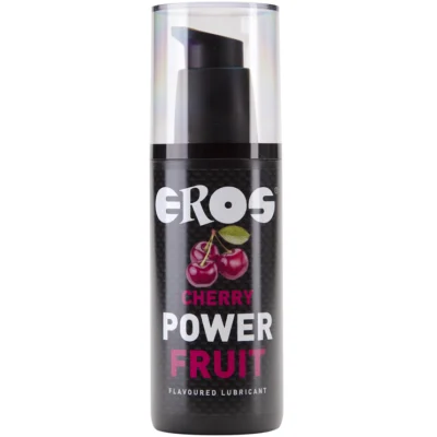 EROS POWER LINE - CEREZA POWER FRUIT LUBRICANTE 125 ML · EROS · Con deliciosos Sabores