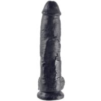 KING COCK - 10 PENE REALISTICO NEGRO 26.5 CM · PIPEDREAMS · Dildos sin Vibración