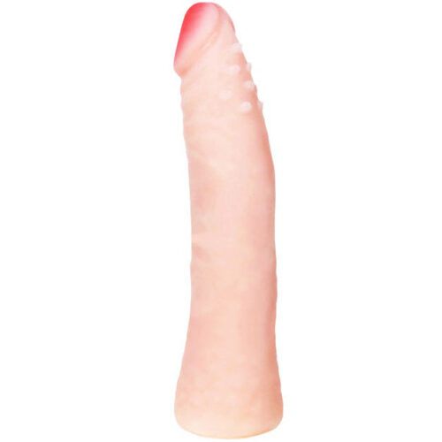 BAILE – DILDO SILICONA TACTO PIEL REALÍSTICO 19 CM COLOR CAJA ALEATORIO