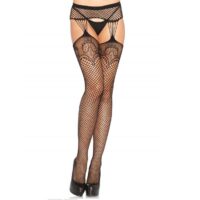 LEG AVENUE - MEDIAS EN RED CON LIGUEROS · LEG AVENUE · Medias con Liguero