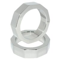 METAL HARD - ANILLO PENE Y TESTÍCULOS NUT 55 MM · METAL HARD · Anillas pene metal BDSM