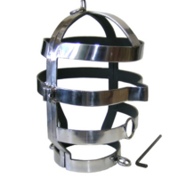 METAL HARD - MASCARA CON COLLAR ACERO · METAL HARD · Máscaras