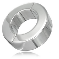METAL HARD - ANILLO TESTÍCULOS ACERO INOXIDABLE 20 MM · METAL HARD · Anillas pene metal BDSM