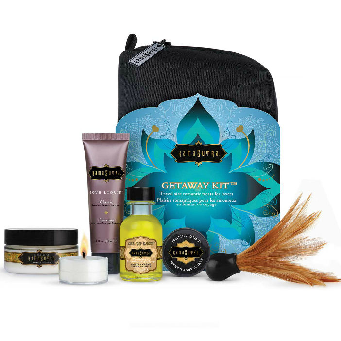 KAMASUTRA - ROMANTICO Y LUJOSO KIT EN TAMAÑO VIAJE 3 KAMASUTRA - ROMANTICO Y LUJOSO KIT EN TAMAÑO VIAJE · KAMASUTRA · KITS DE MASAJE