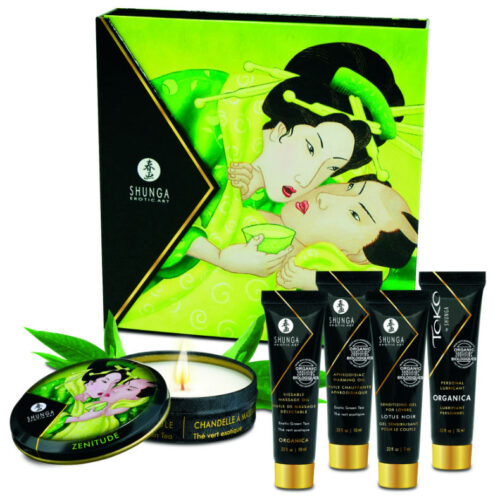 SHUNGA - KIT SECRET GEISHA TE VERDE ORGANICO · SHUNGA · KITS DE MASAJE