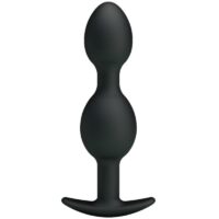 PRETTY LOVE - BOLAS ANALES SILICONA 12.5 CM NEGRO · PRETTY LOVE · Anal